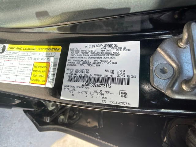 Certified 2019 Ford Fusion Energi Titanium image 39