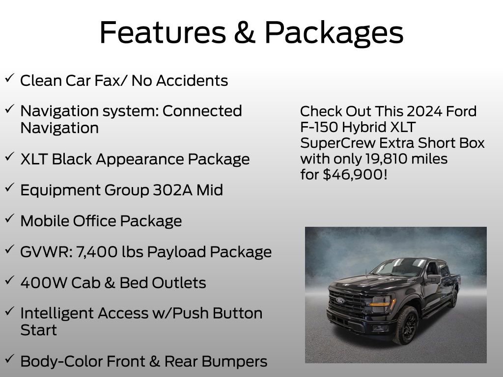 Certified 2024 Ford F150 XLT w/ Equipment Group 302A MID AWD/4WD image 4