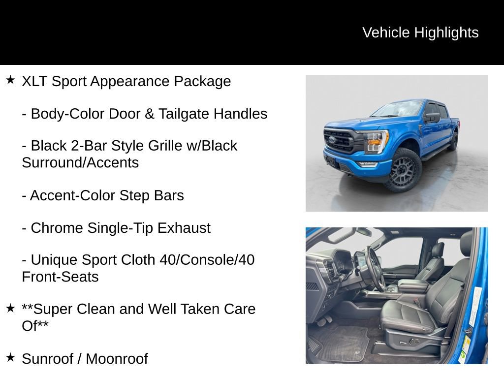 Certified 2021 Ford F150 XLT w/ Equipment Group 302A High AWD/4WD image 21