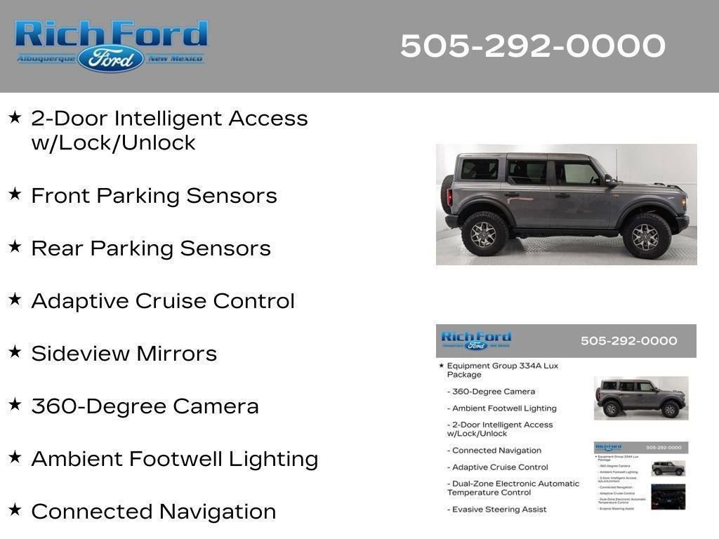 Certified 2025 Ford Bronco Badlands AWD/4WD image 77