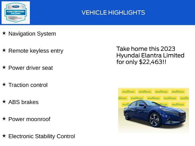 Used 2023 Hyundai Elantra Limited FWD image 18