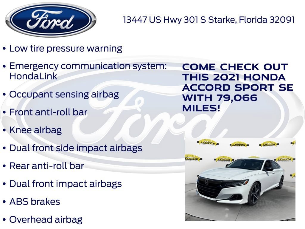 Used 2021 Honda Accord Sport Special Edition image 27