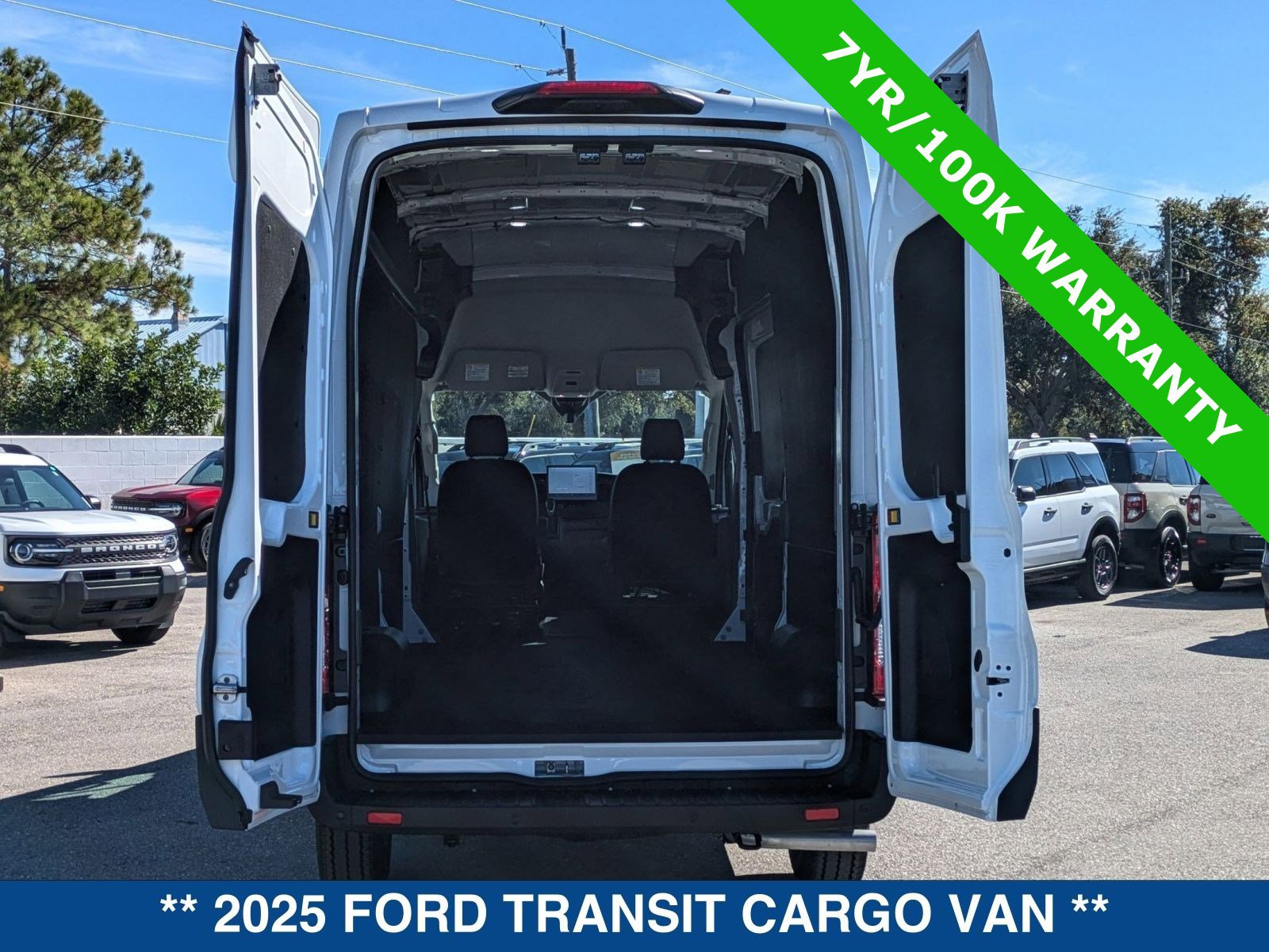 Certified 2025 Ford Transit 250 148 High Roof w/ Load Area Protection Package image 13