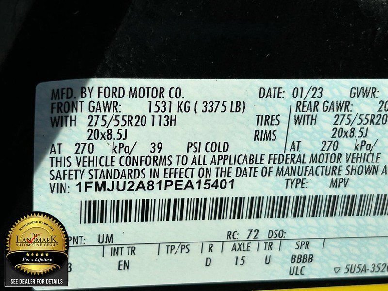 Certified 2023 Ford Expedition Limited AWD/4WD image 24
