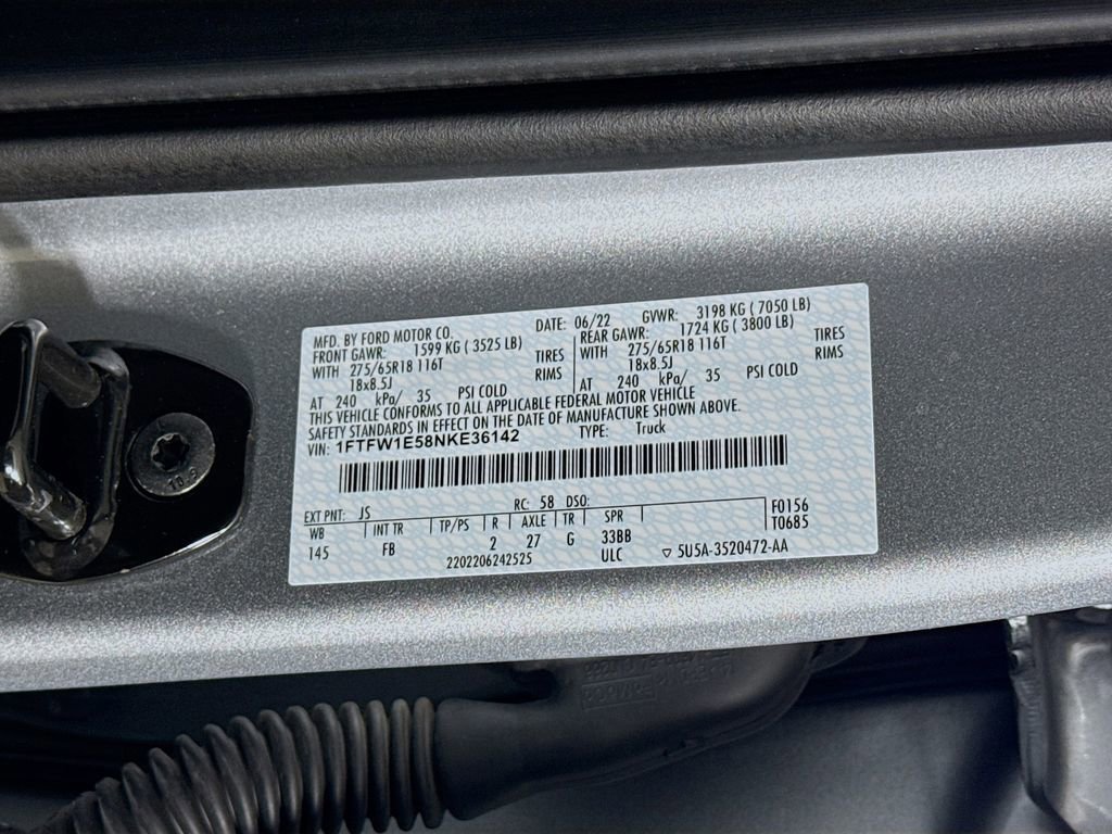 Certified 2022 Ford F150 XLT w/ Equipment Group 302A High image 32