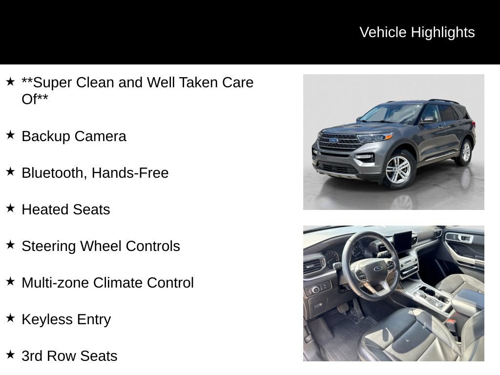 Certified 2022 Ford Explorer XLT w/ Equipment Group 202A AWD/4WD image 11