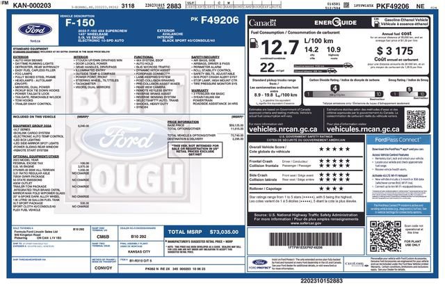 Certified 2023 Ford F150 XLT AWD/4WD image 36