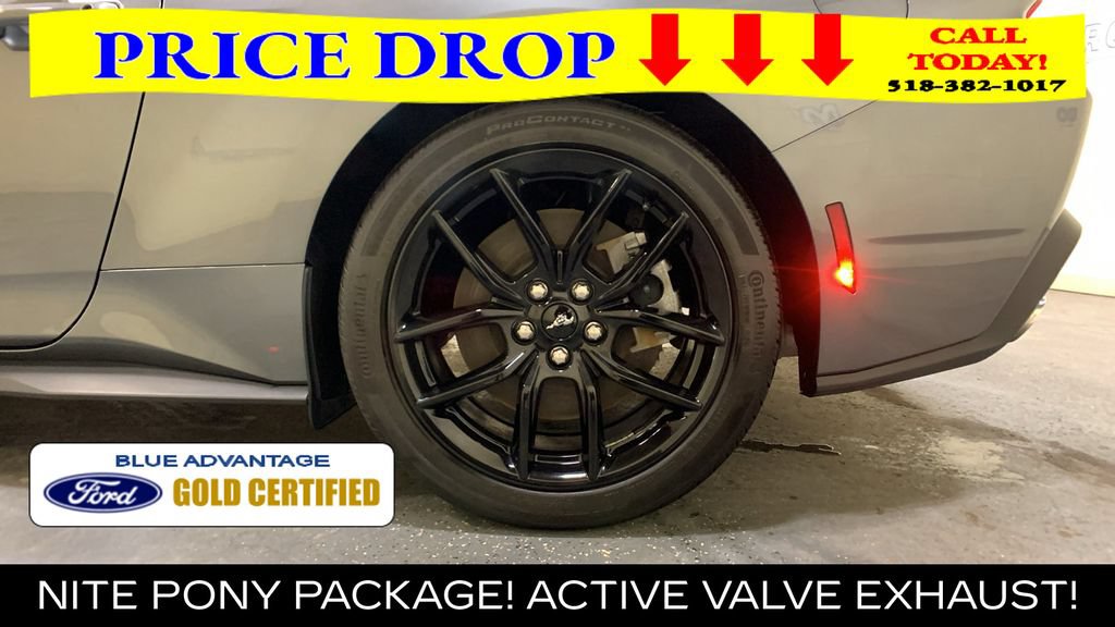 Certified 2025 Ford Mustang GT Premium w/ Mustang Nite Pony Package RWD image 18