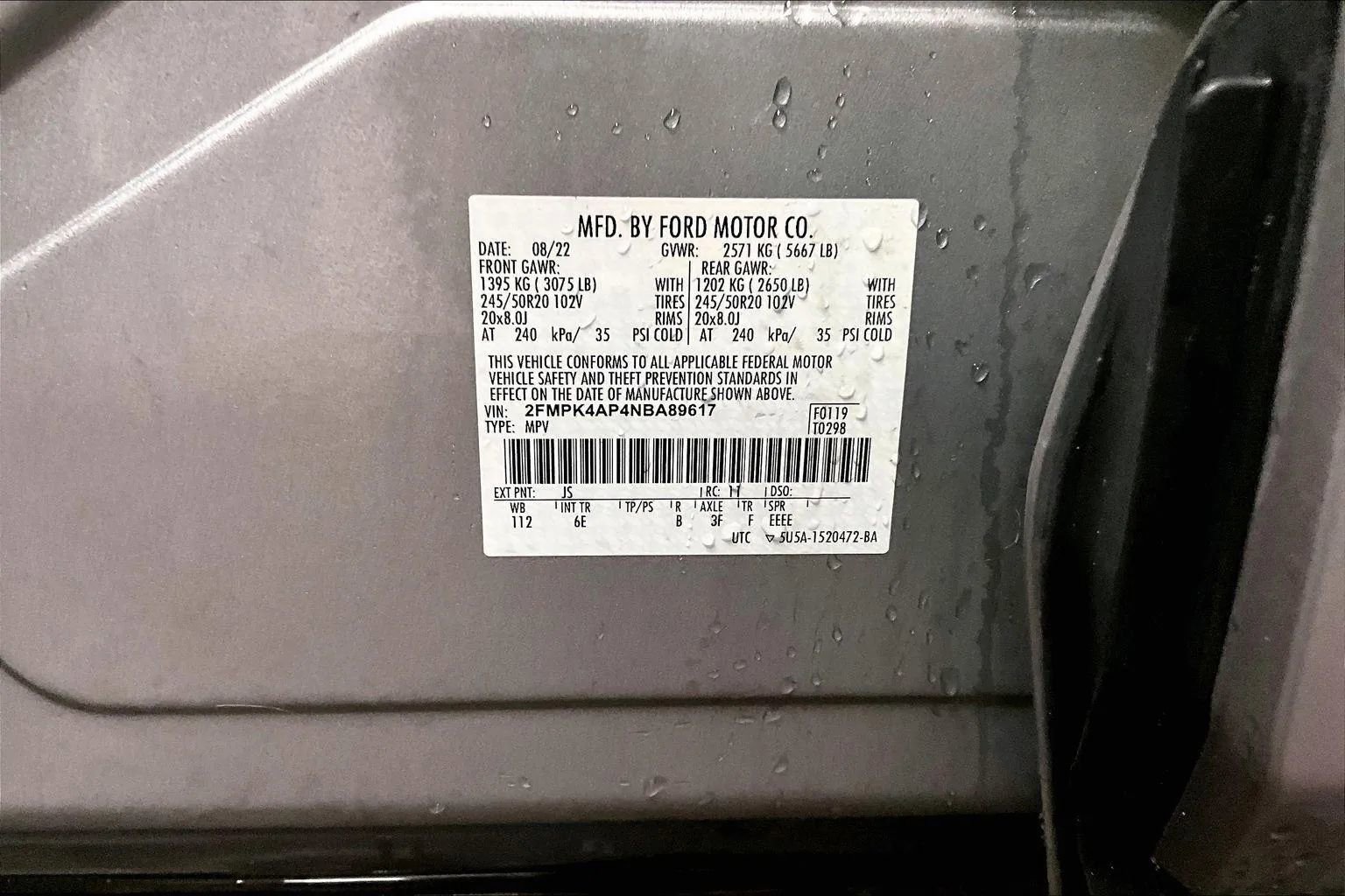 Certified 2022 Ford Edge ST image 32