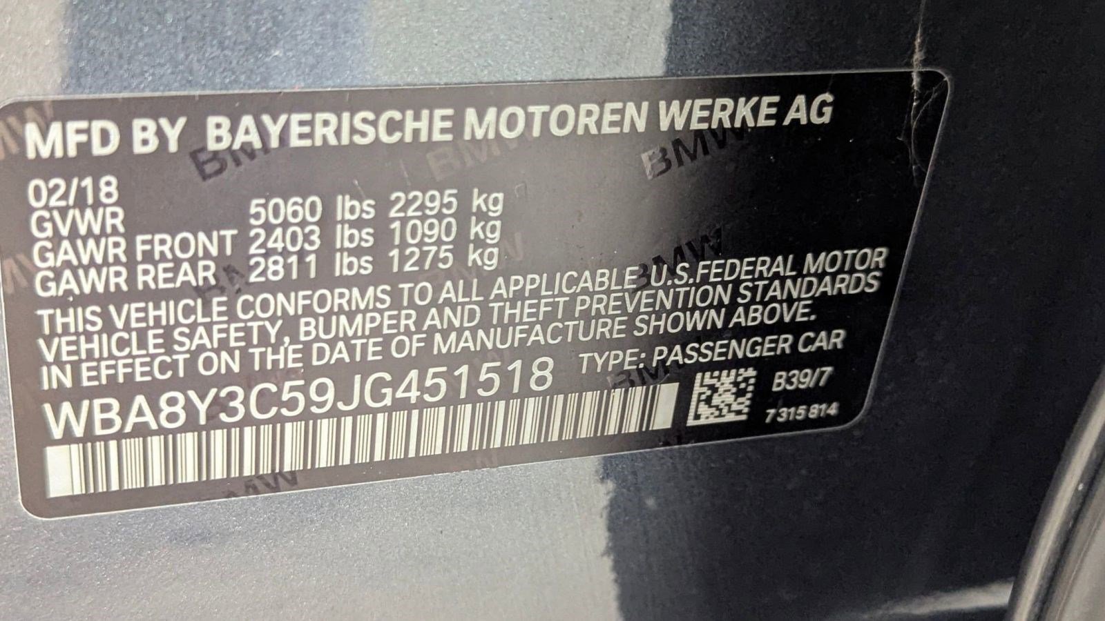 Used 2018 BMW 340i Gran Turismo xDrive w/ Executive Package image 20