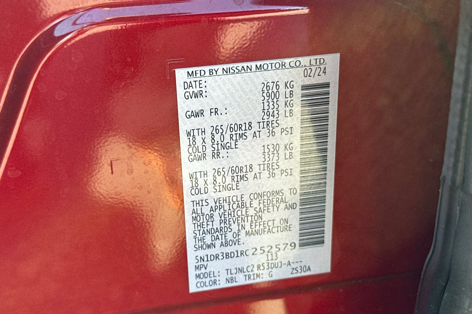 Used 2024 Nissan Pathfinder Rock Creek AWD/4WD image 59