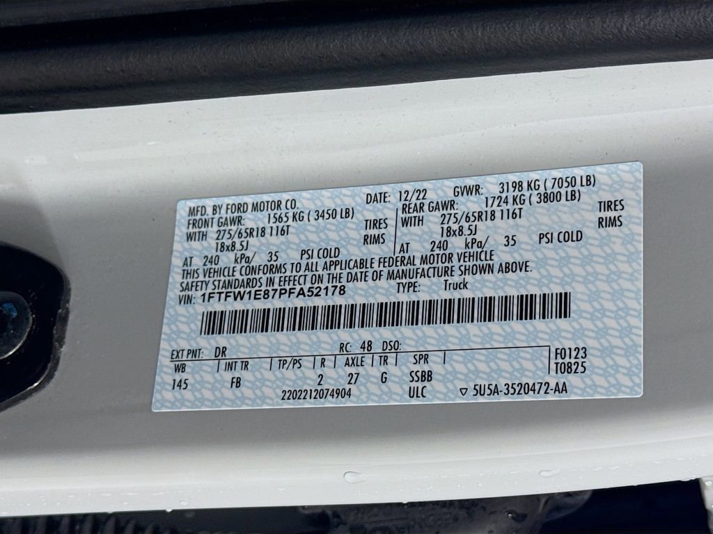 Certified 2023 Ford F150 XLT w/ Equipment Group 302A High image 32