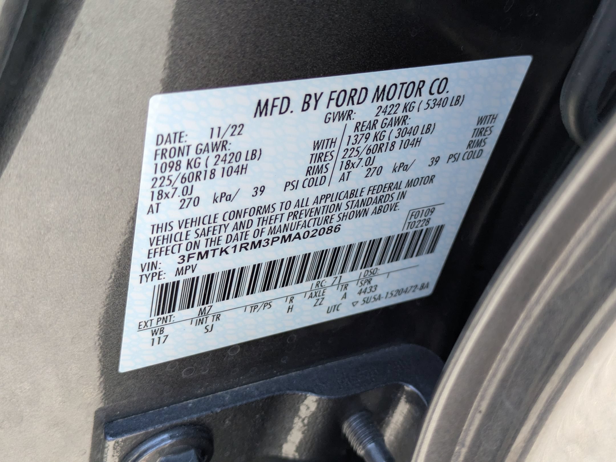 Certified 2023 Ford Mustang Mach-E Select RWD image 41