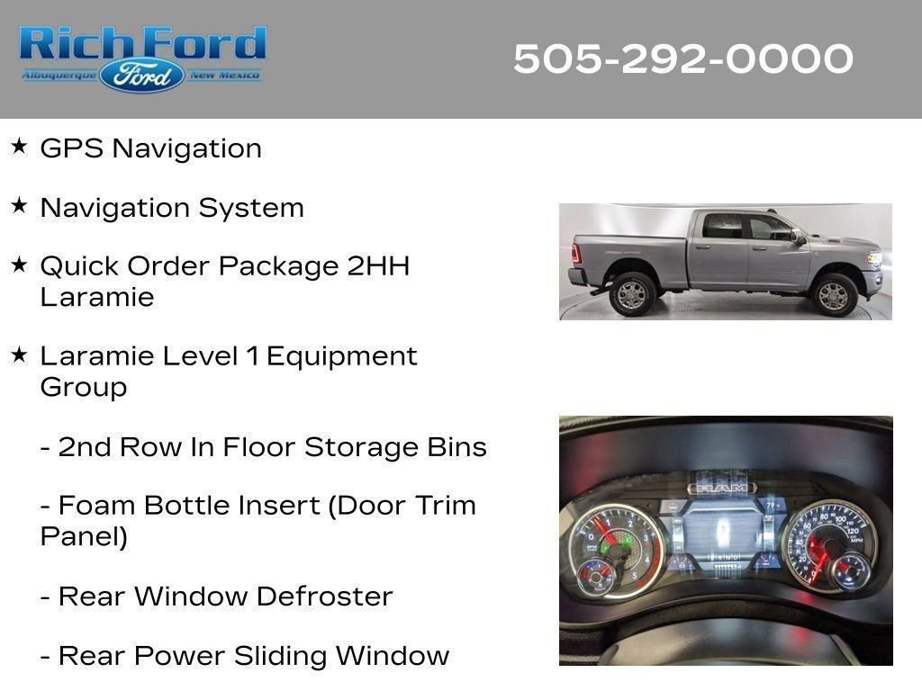 Used 2024 RAM 2500 Laramie w/ Safety Group AWD/4WD image 43