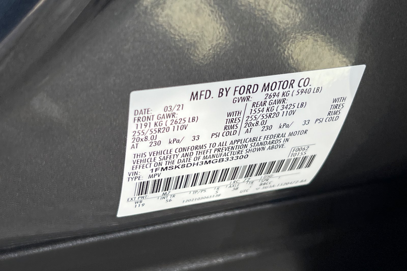 Certified 2021 Ford Explorer XLT w/ Equipment Group 202A AWD/4WD image 32