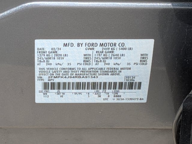 Certified 2024 Ford Edge SEL AWD/4WD image 40