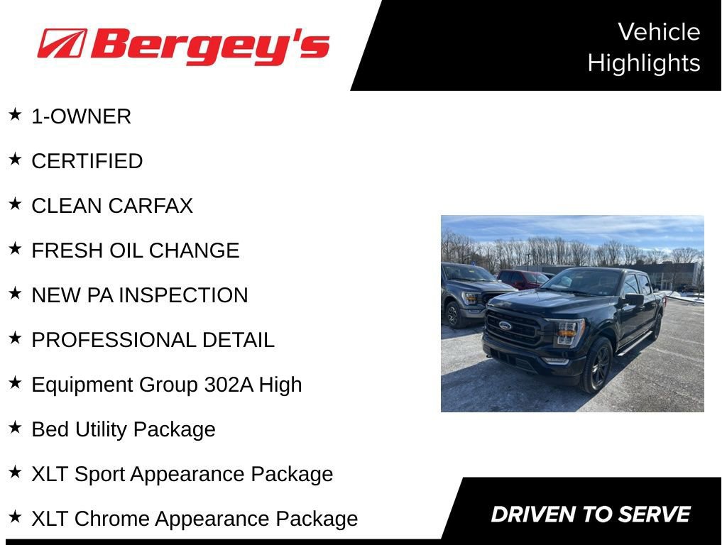 Certified 2023 Ford F150 XLT w/ Equipment Group 302A High image 8