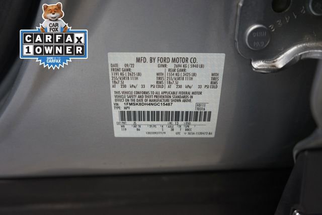 Certified 2022 Ford Explorer XLT image 28