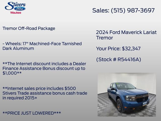 Certified 2024 Ford Maverick Tremor w/ Tremor Off-Road Package image 24