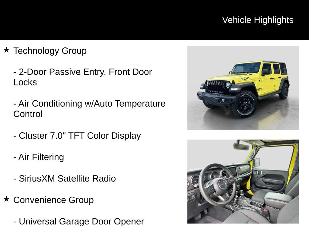 Used 2023 Jeep Wrangler Willys image 6
