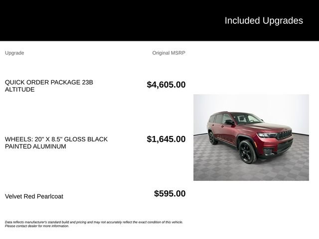 Used 2024 Jeep Grand Cherokee L Laredo AWD/4WD image 6