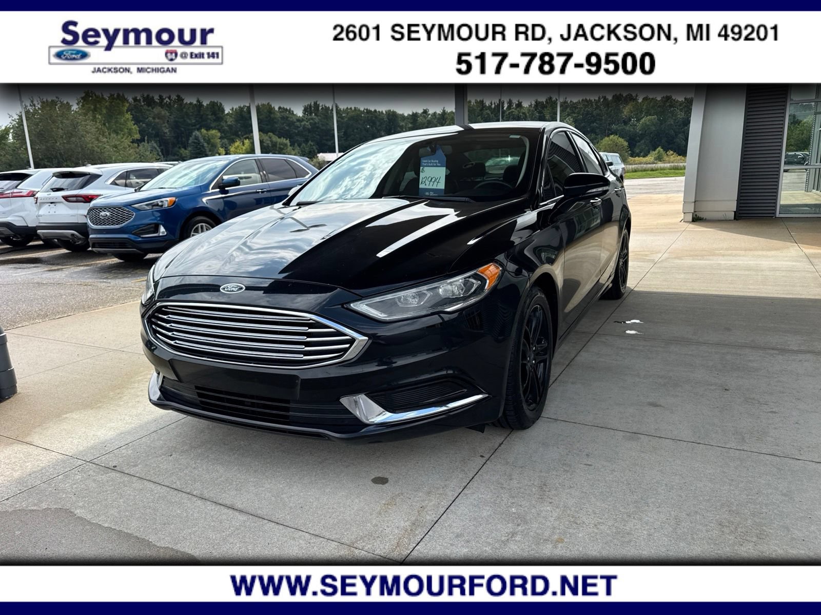 Certified 2018 Ford Fusion SE w/ Fusion SE Technology Package FWD image 1