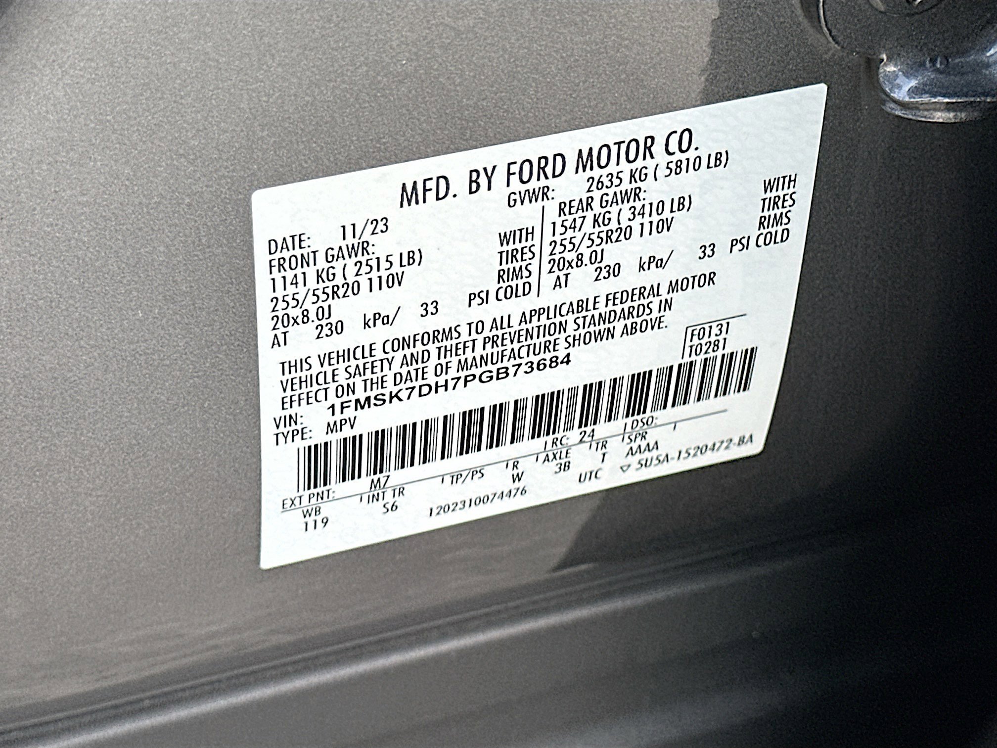 Certified 2023 Ford Explorer XLT w/ Equipment Group 202A RWD image 32