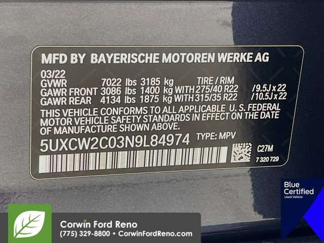 Used 2022 BMW X7 xDrive40i w/ Premium Package image 38