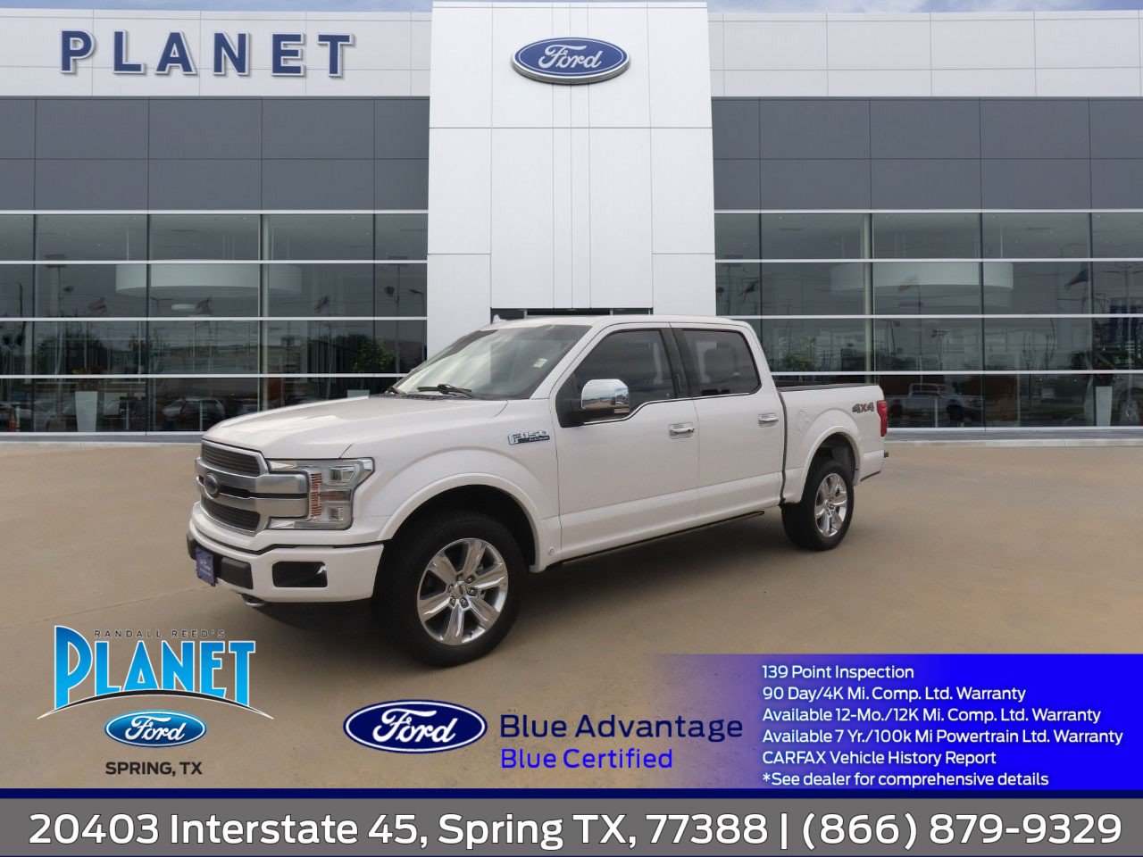 Certified 2019 Ford F150 Platinum w/ Equipment Group 701A Luxury
