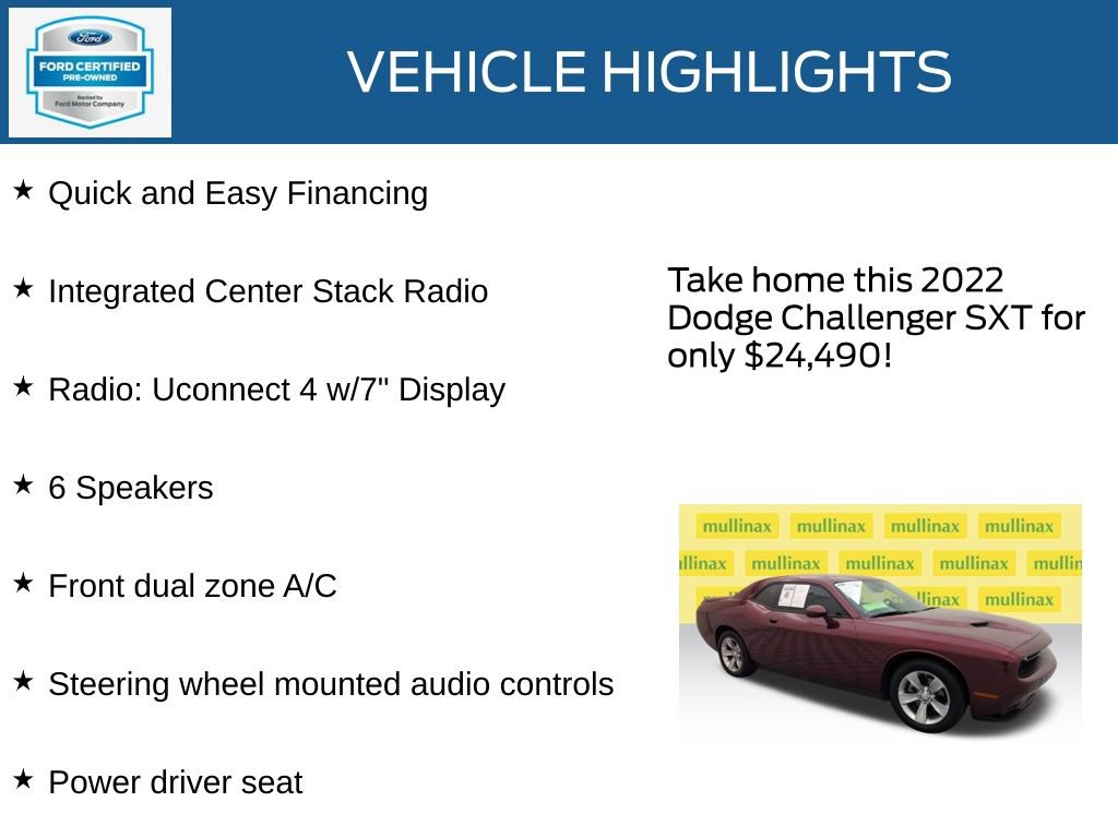 Used 2022 Dodge Challenger SXT image 23