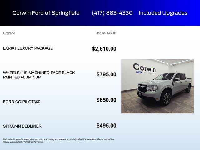 Certified 2023 Ford Maverick Lariat w/ Lariat Luxury Package FWD image 6
