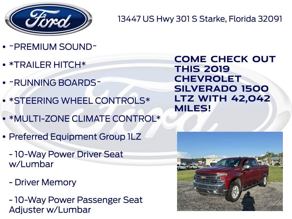 Used 2019 Chevrolet Silverado 1500 LTZ w/ LTZ Plus Package AWD/4WD image 17