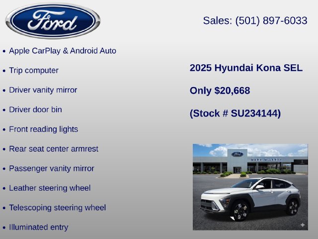 Used 2025 Hyundai Kona SEL FWD image 29