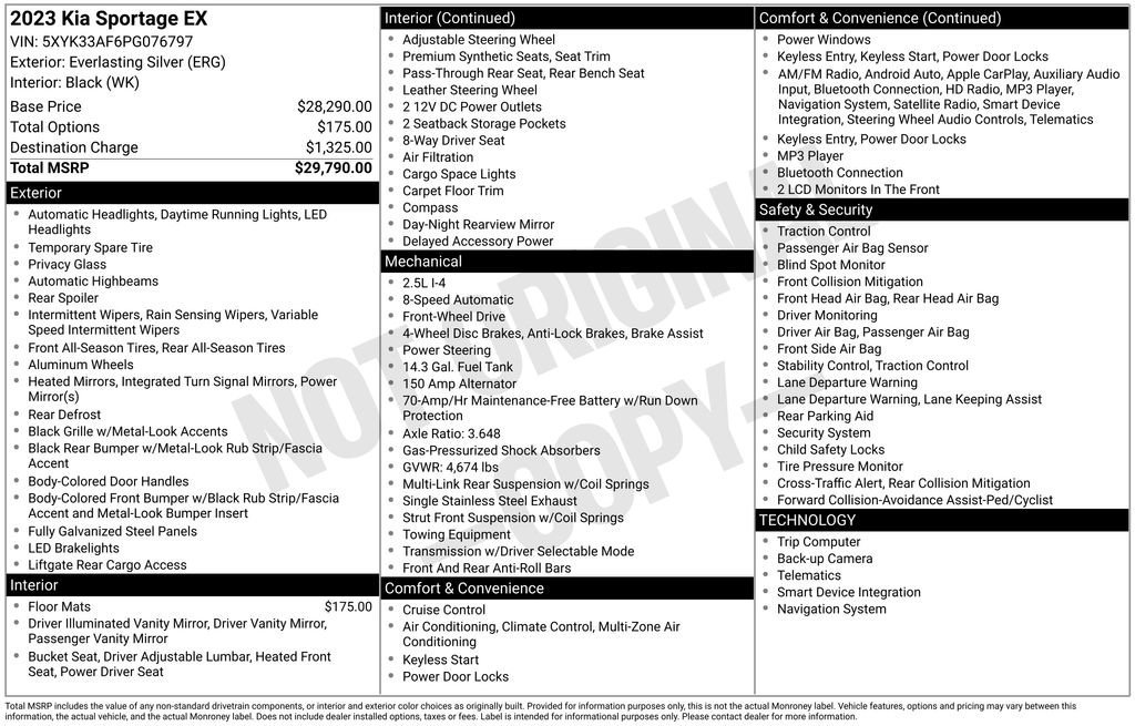 Used 2023 Kia Sportage EX image 6