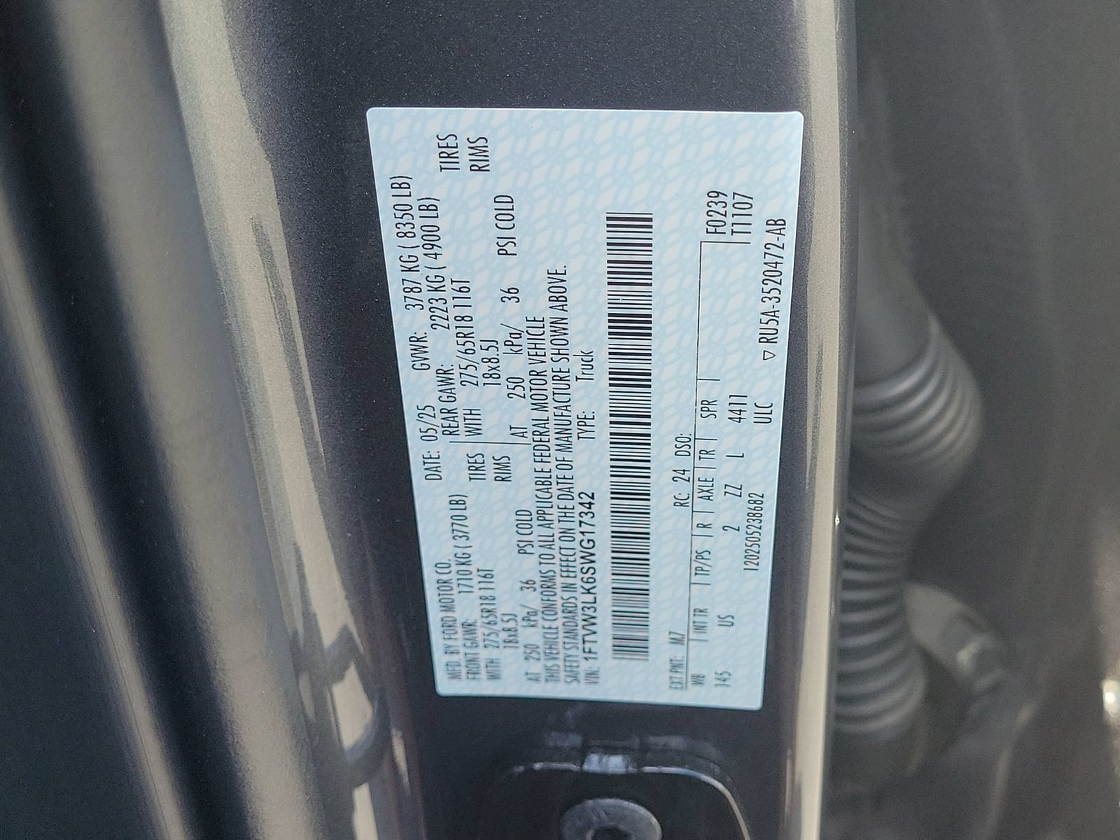 Certified 2025 Ford F150 Lightning XLT AWD/4WD image 31
