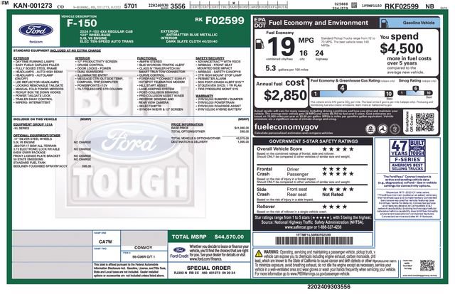 Certified 2024 Ford F150 XL AWD/4WD image 33
