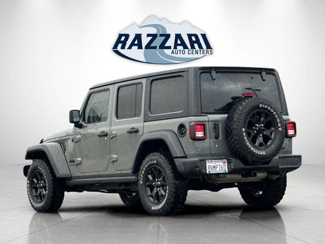 Used 2021 Jeep Wrangler Unlimited Willys image 3