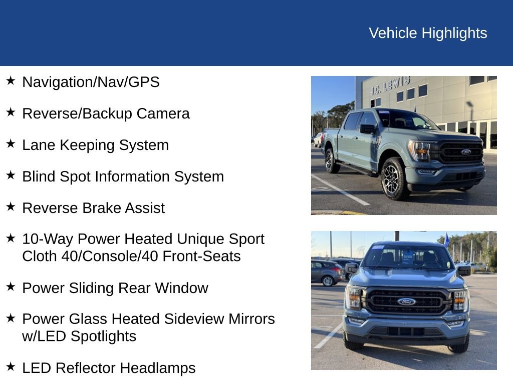 Certified 2023 Ford F150 XLT w/ Equipment Group 302A High image 21