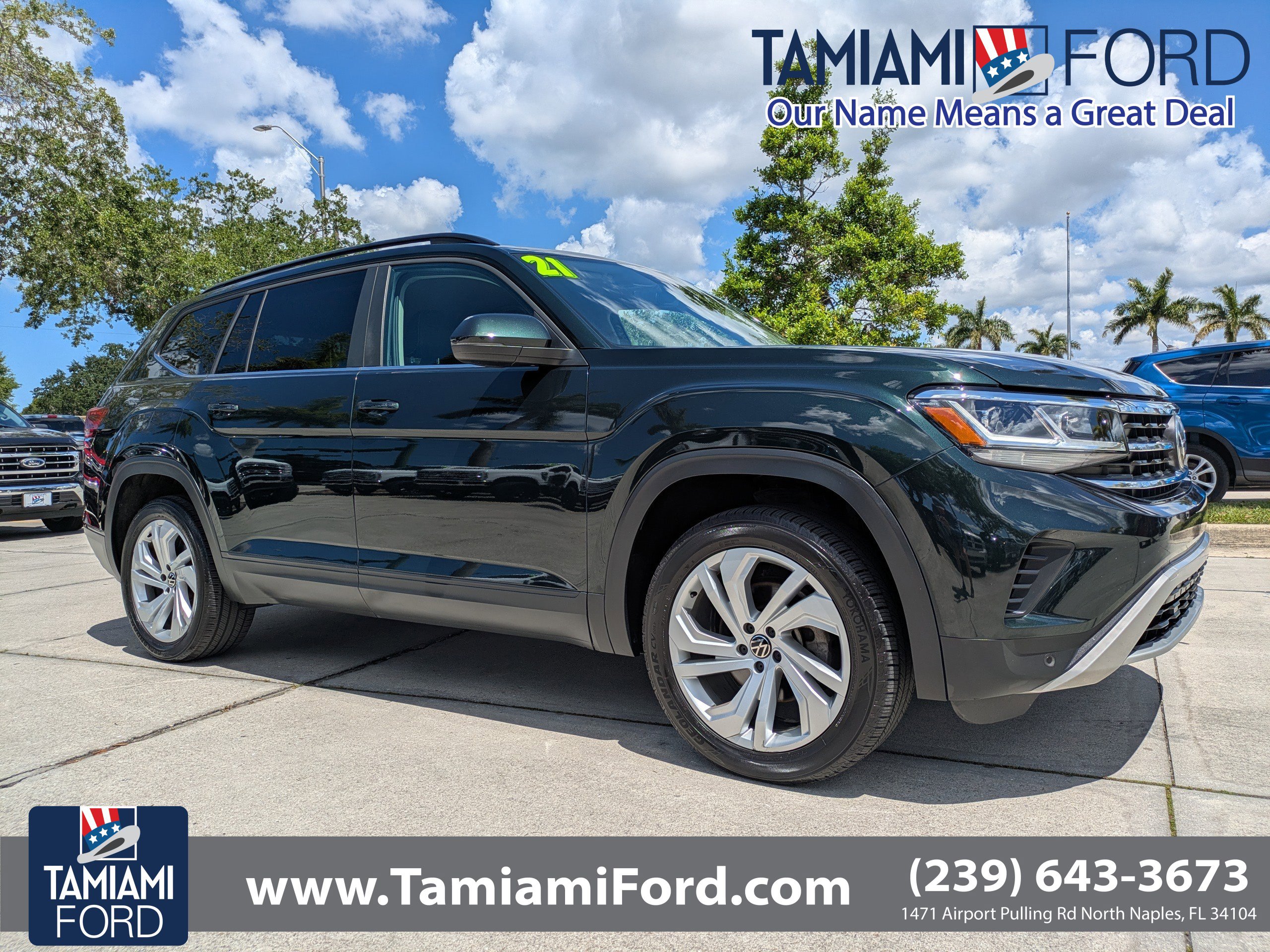 Used 2021 Volkswagen Atlas SE
