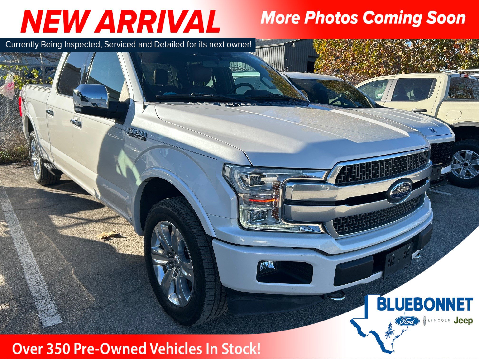 Certified 2018 Ford F150 Platinum w/ Equipment Group 701A Luxury