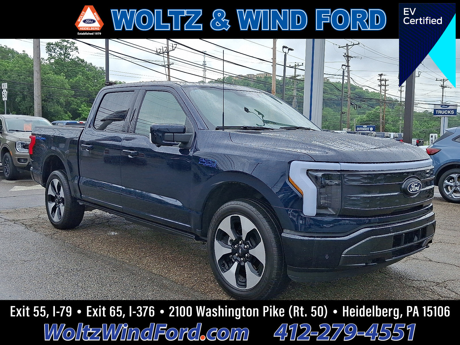Certified 2024 Ford F150 Lightning Platinum