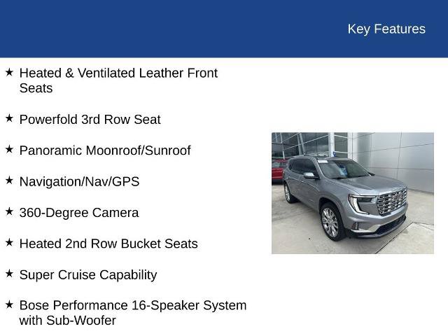 Used 2025 GMC Acadia Denali w/ Super Cruise Package FWD image 39
