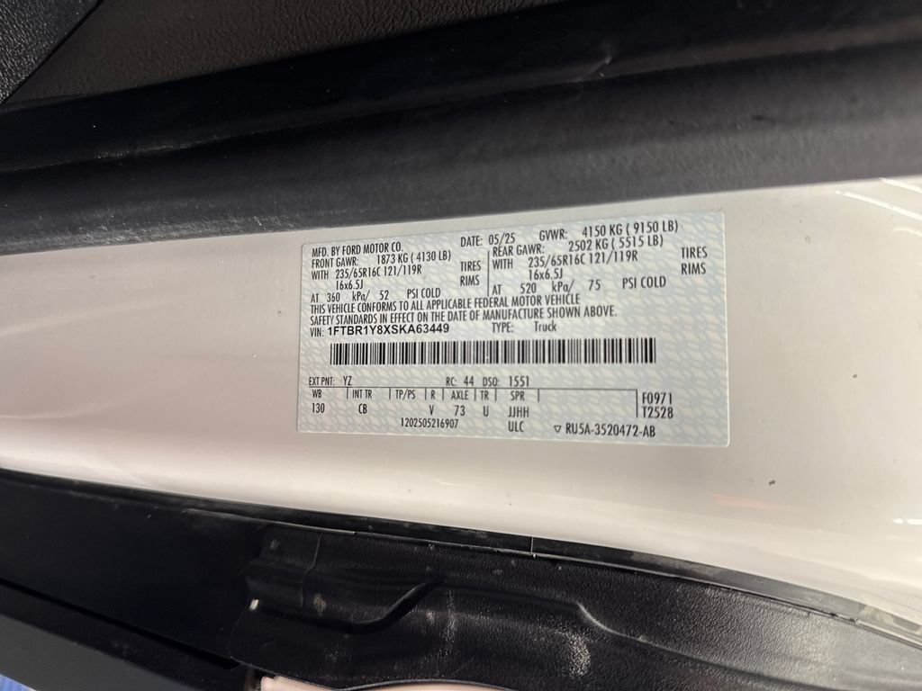 Certified 2025 Ford Transit 250 Low Roof w/ Exterior Upgrade Package RWD image 31
