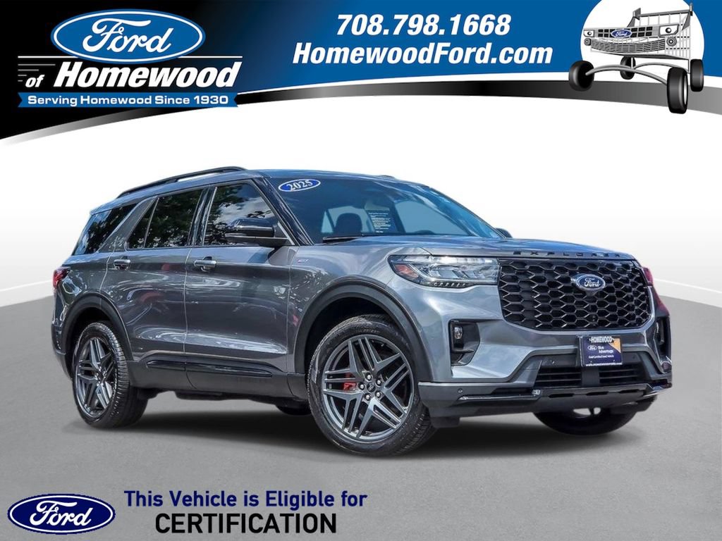 Certified 2025 Ford Explorer ST-Line w/ ST-Line Street Pack