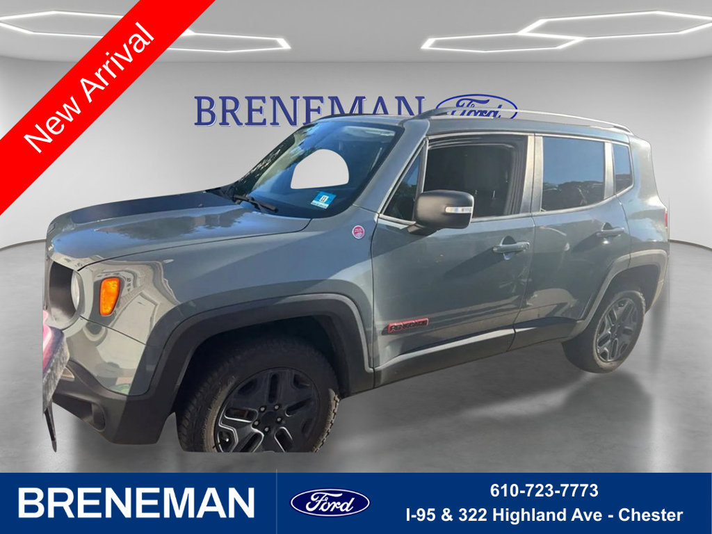 Used 2018 Jeep Renegade Trailhawk w/ UConnect 8.4 Nav Group AWD/4WD image 1