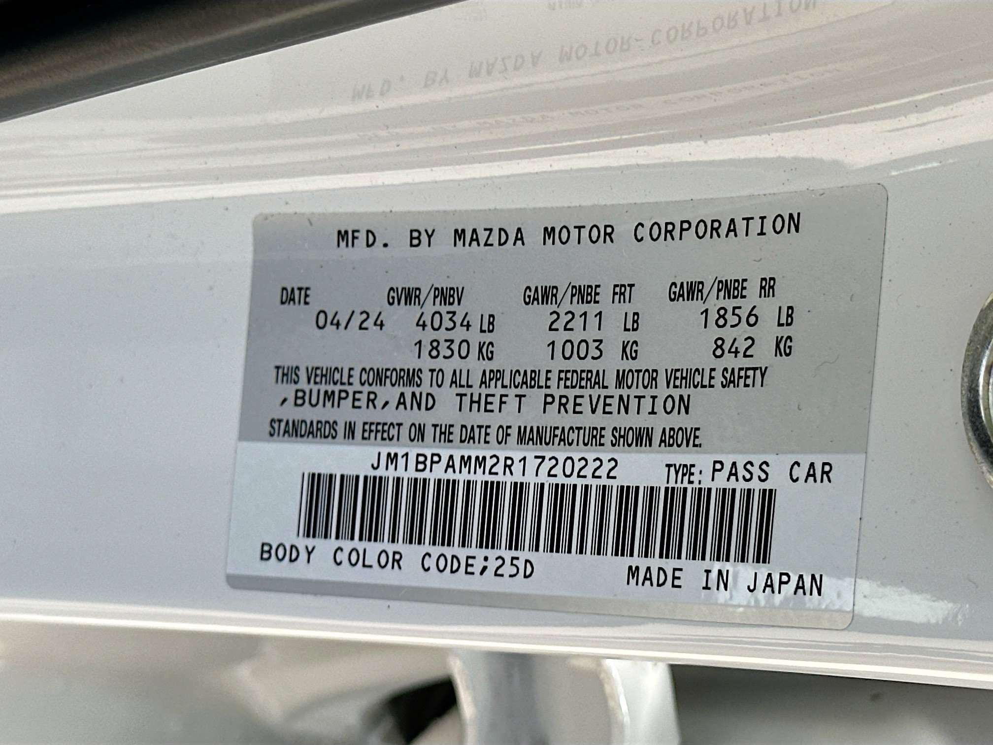 Used 2024 MAZDA MAZDA3 s FWD image 32