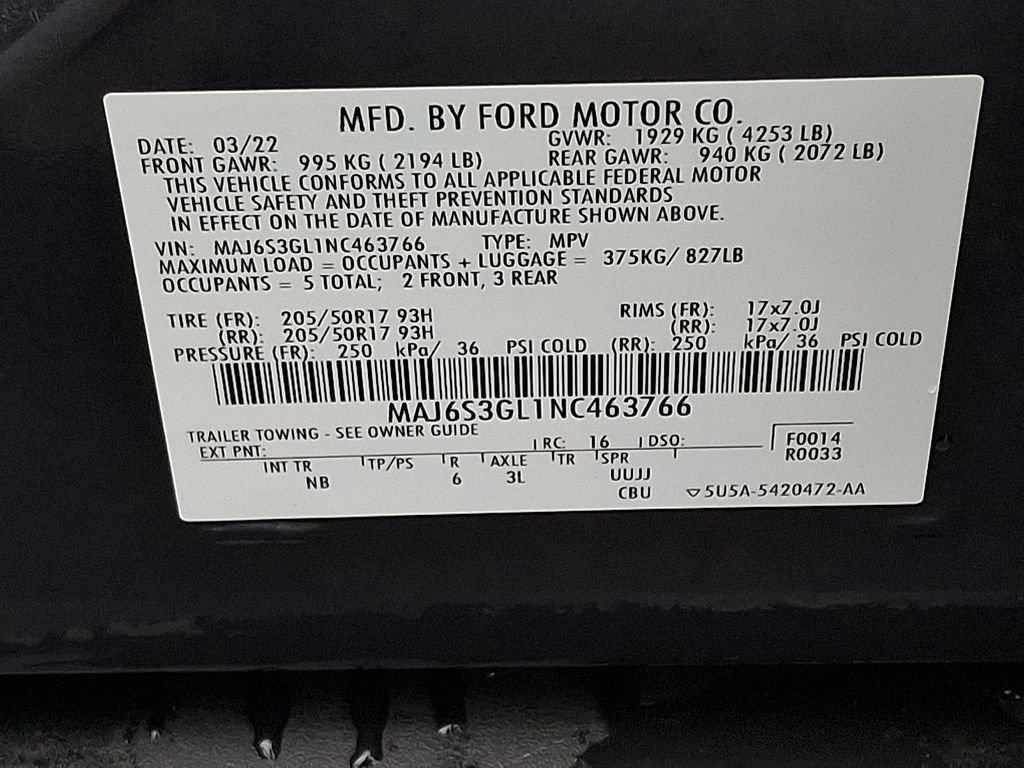 Certified 2022 Ford EcoSport SE w/ SE Convenience Package image 28