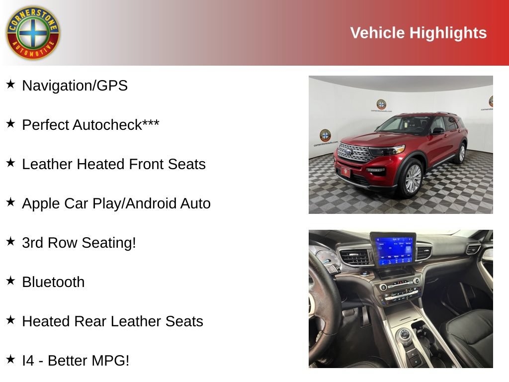 Certified 2020 Ford Explorer Limited AWD/4WD image 2