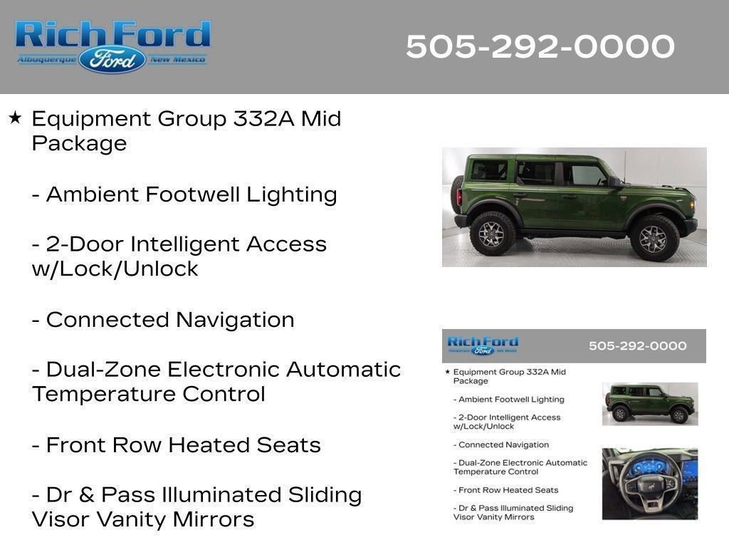 Certified 2025 Ford Bronco Badlands AWD/4WD image 40