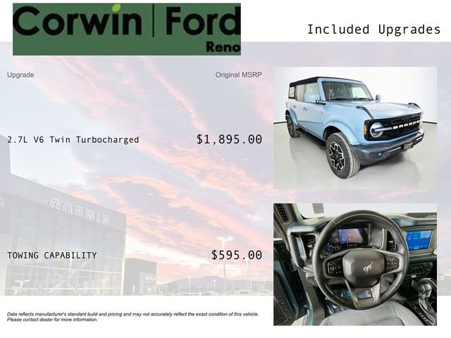 Certified 2023 Ford Bronco Outer Banks AWD/4WD image 3